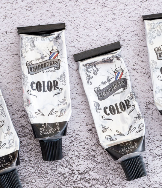 Черный шампунь для окрашивания бороды и волос Beardburys (BLACK) -75мл