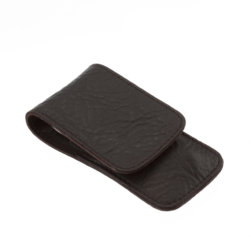 Маникюрный набор YES, 3 пр. 9010 Футляр: натуральная кожа, цвет коричневый