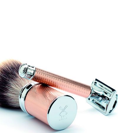 Т-образная бритва MUEHLE TRADITIONAL, розовое золото, closed comb