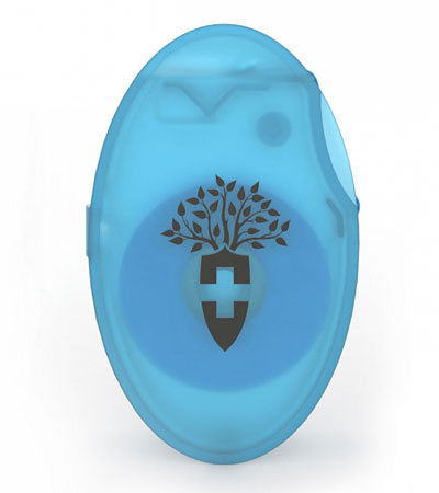 Шелковая лента для зубов "Голубая"