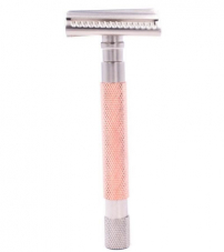 Т-образный станок N 55SL-RG PARKER Т Semi-Slant Satin Rosegold для двусторонних лезвий, розов.золото