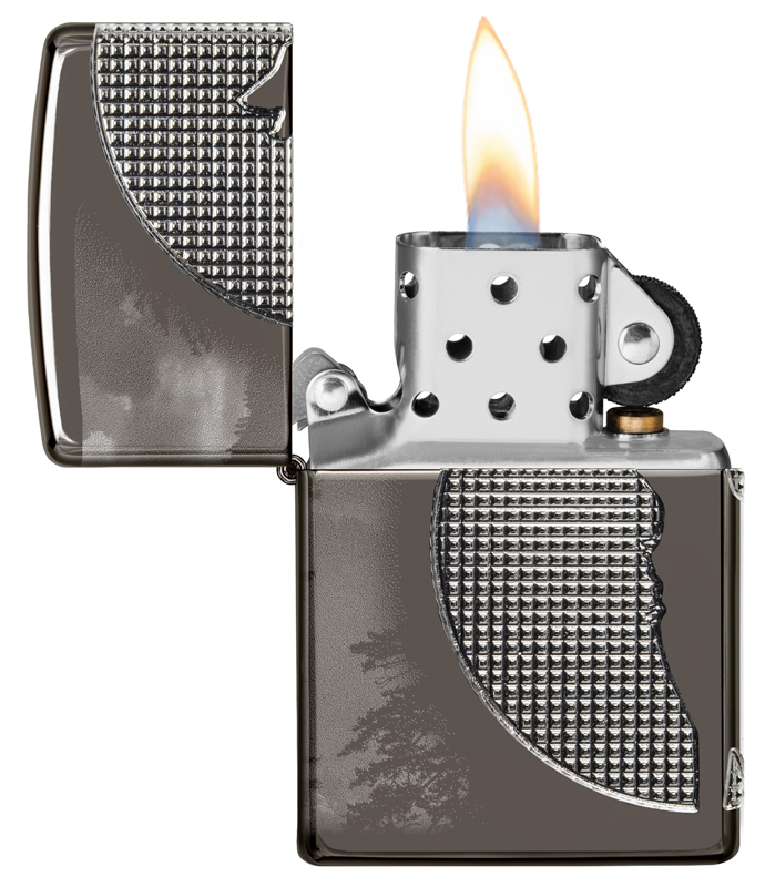 Зажигалка Armor™ High Polish Black Ice® ZIPPO 49353
