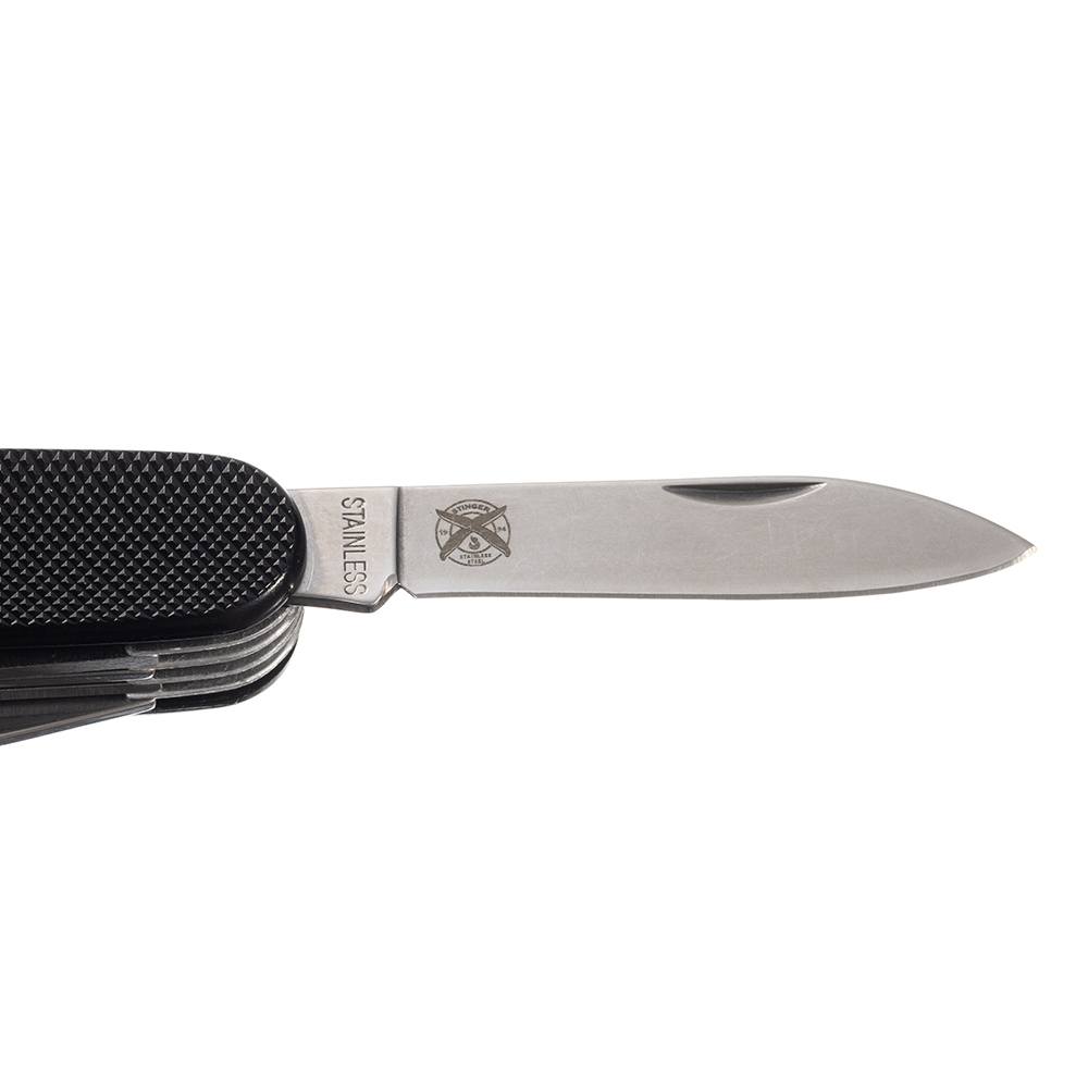 Нож перочинный 89 мм, 15 функций, в блистере STINGER FK-K5013ALLB