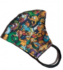 Маска защитная многоразовая "Симпсоны" мужская