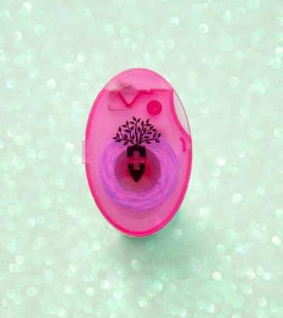 Шелковая лента для зубов Monrcarrote "Розовая" Fuchsia Silk Tooth Ribbon