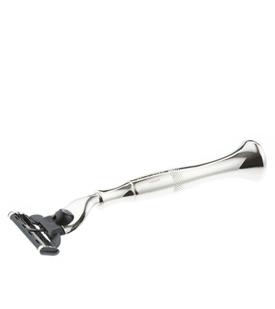 Станок для бритья IL Ceppo, MACH3, никелированная латунь, рукоять - серебристый цвет