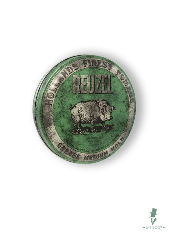 Помада для волос средней фиксации Reuzel Grease Medium Hold -95г.