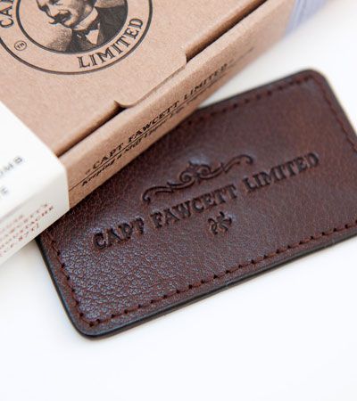 Кожаный чехол для расчески CF87T Captain Fawcett Leather Case