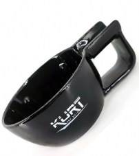 Керамическая чаша для бритья "Цветок", KURT ЧЕРНАЯ, арт. K_40010