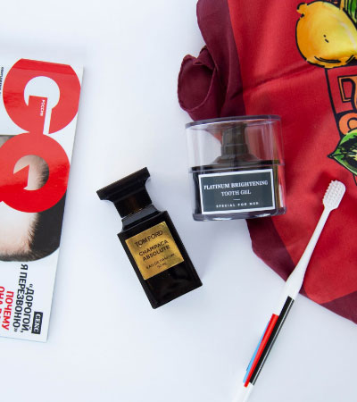 Мужской гель-паста для отбеливания зубов "Платиновое сияние" Platinum Brightening Tooth Gel 12+