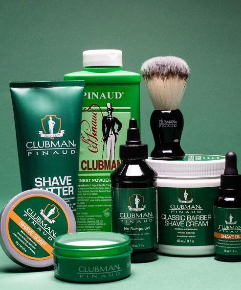 Тальк супер-легкий Clubman Finest Powder (белый, подходит для бритья опасной бритвой), 255гр