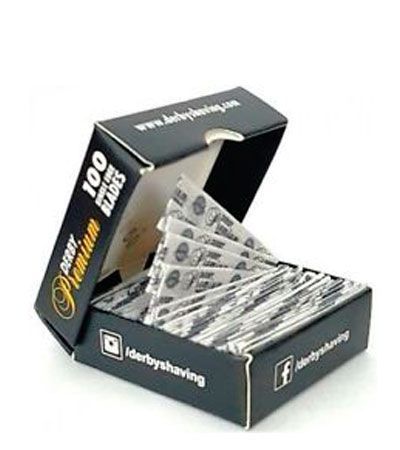Лезвия для шаветты Derby Premium Single Edge Razor Blades 100шт