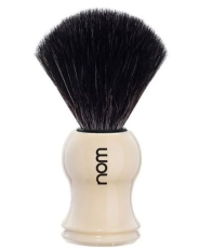 Помазок NOM GUSTAV, черная фибра, кремовый пластик