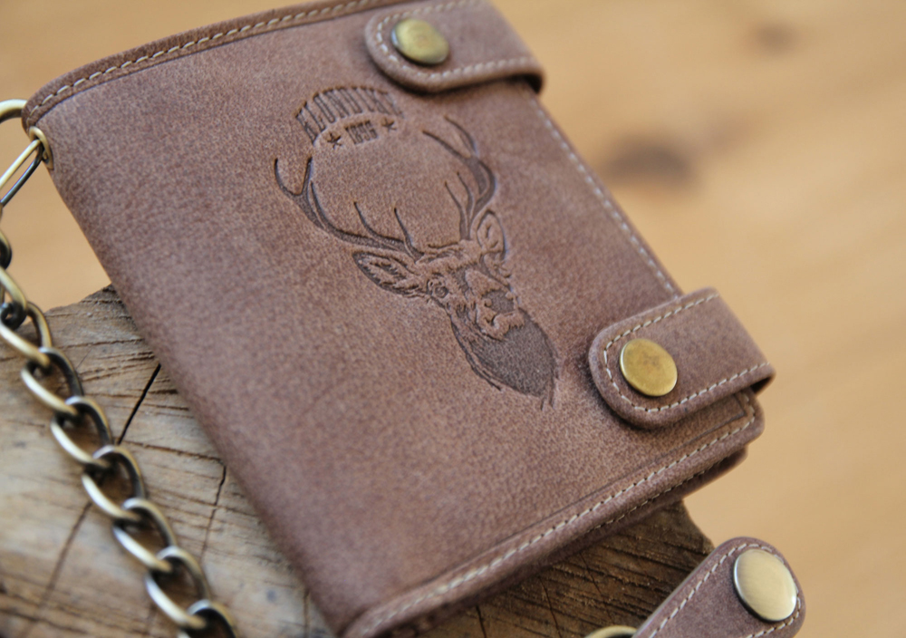 Бумажник с металлической цепочкой «Tim Deer» KLONDIKE 1896 KD1025-02