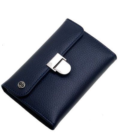 Маникюрный набор GD, 6пр.,Футляр: натур.кожа, цвет синий