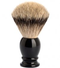 Помазок MUEHLE CLASSIC, барсучий ворс высшей категории Silvertip, черная смола, размер L