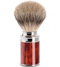 Помазок MUEHLE TRADITIONAL, барсучий ворс высшей категории Silvertip, смола черепахового цвета