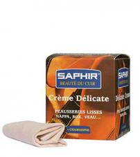 Крем-бальзам «Delicate cream» Saphir Стеклянная банка 50 мл, бесцветный.
