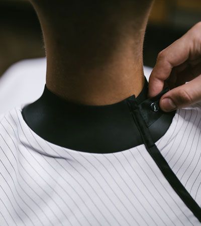 Пеньюар с неопреновым воротником Rebel Barber Vintage Classics