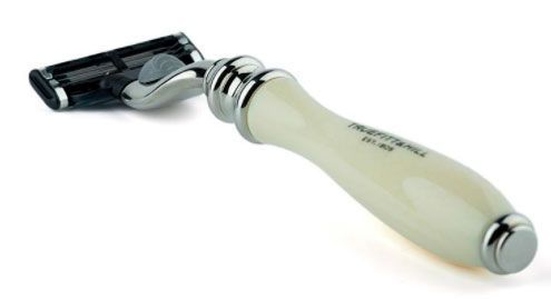 Станок для бритья Truefitt & Hill Mach-3(Слоновая кость с хромом, Wellington)