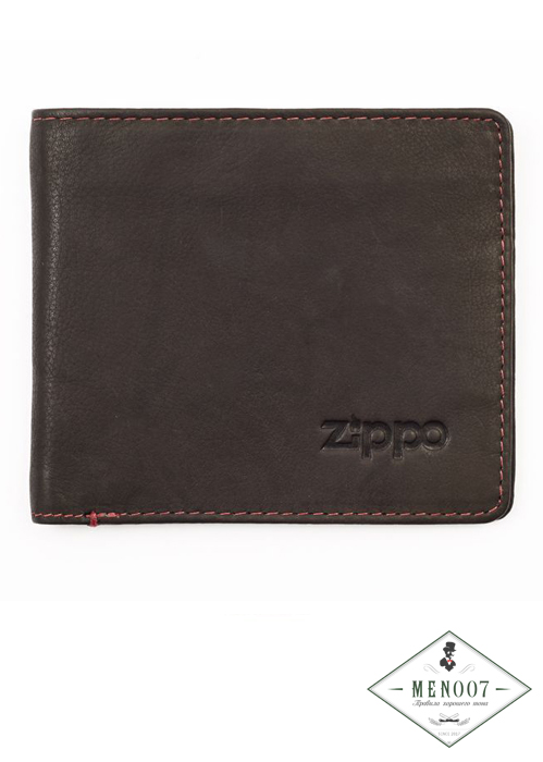 Горизонтальное кожаное портмоне ZIPPO
