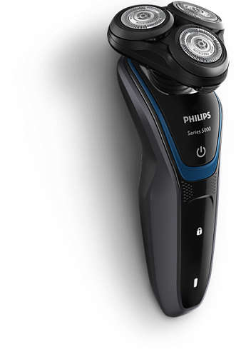 Электробритва PHILIPS Series 5000 S5100/06, черный и синий