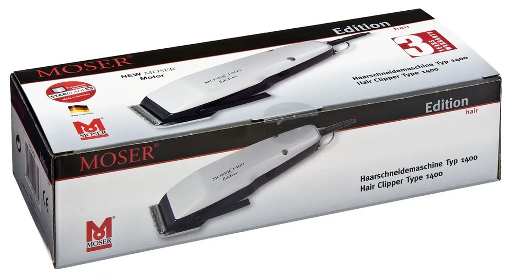 Машинка для стрижки Moser 1400-0458 Edition, серебристая