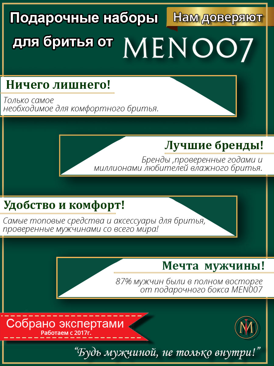 Подарочный набор для бритья BOX byMEN007 #MS-1