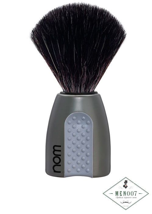 Помазок NOM ERIK, черная фибра, серый пластик