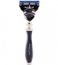 Станок для бритья Truefitt & Hill Fusion голубой опал(Эбонит с хромом, Wellington)