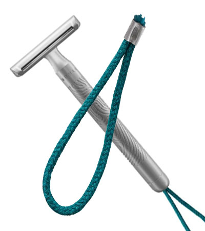 Т-образная бритва MUEHLE COMPANION, бирюзовый акцент