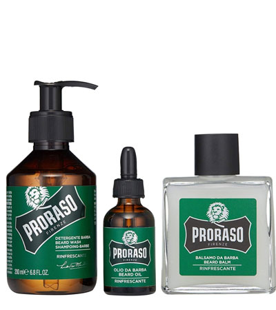 Подарочный набор по уходу за бородой  Proraso Beard Kit Refreshing