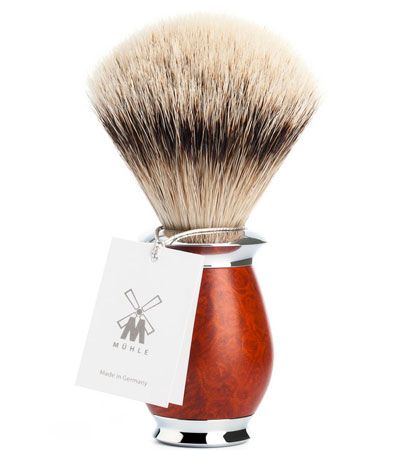 Помазок MUEHLE PURIST, барсучий ворс высшей категории Silvertip, бриар