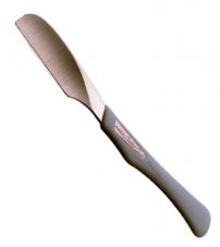 Премиальная опасная бритва камисори с японской рукояткой со сменными лезвиями Feather Artist Club DX серого цвета