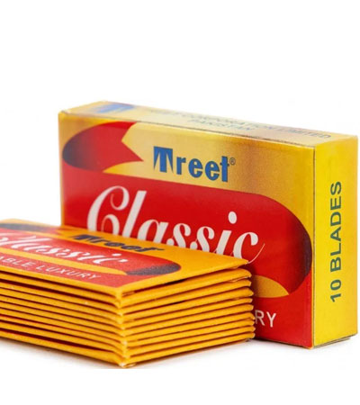 Сменные лезвия для бритвы Treet Classic  -10шт.