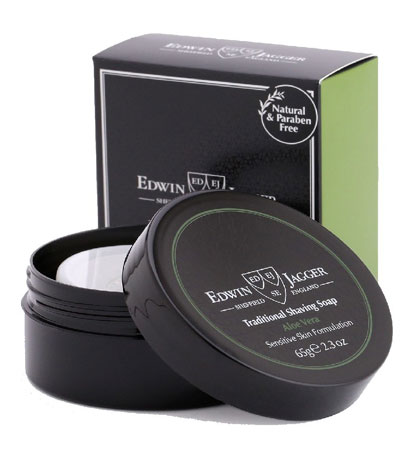 Мыло для бритья в чаше Edwin Jagger Алоэ Вера-65гр.