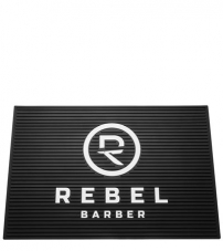 Резиновый коврик для инструментов Rebel Barber Black & White Large