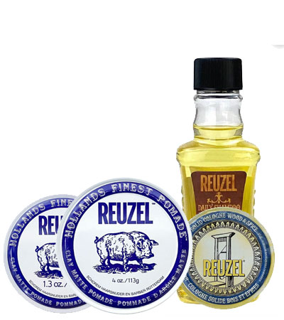 Набор для укладки волос Reuzel PigsCanFly Bag Clay 20