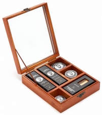 Набор для бороды и усов Ultimate Grooming Box (масло 100мл + средство для мытья бороды 100мл + воск 20мл + бальзам 65мл + воск для укладки 50мл + расческа деревянная +ножницы)