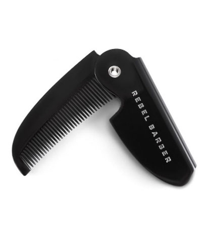 Расческа для усов REBEL BARBER Folding Moustache Comb