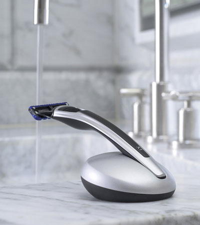 Бритва Bolin Webb X1, серебристая, черный акцент, Gillette Fusion