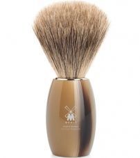 Помазок MUEHLE MODERN, барсучий ворс категории Fine, смола, цвет рога