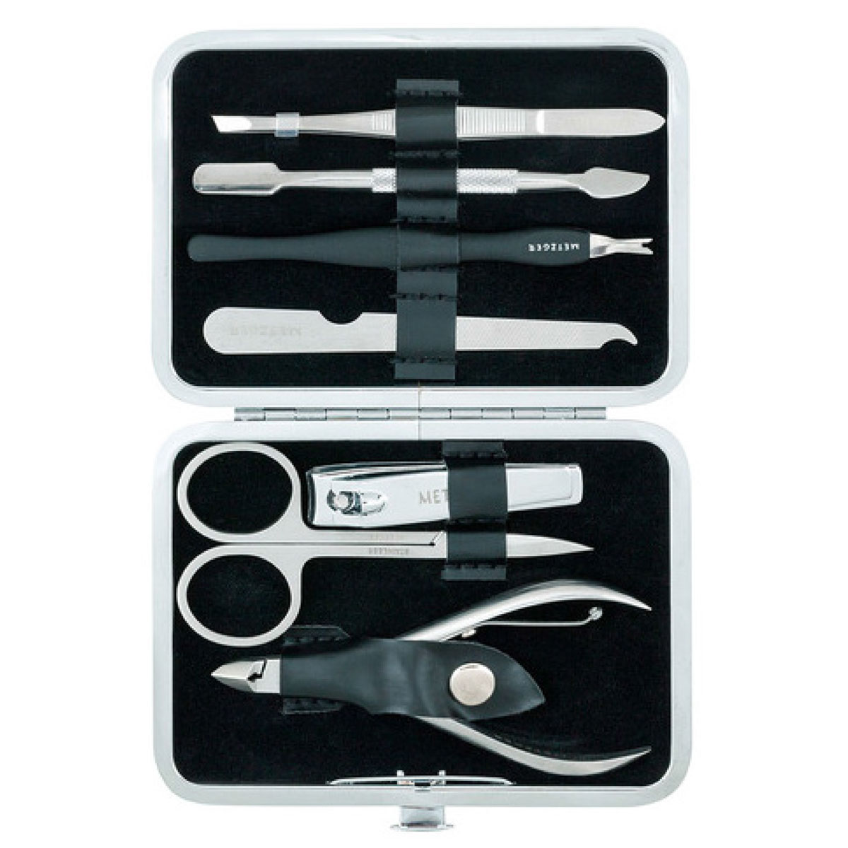 Маникюрный набор Metzger MS-2957(7)-BIG-(7 предметный) (Красная Смородина)