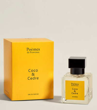 Парфюмерная вода POEMES DE PROVENCE COCO & CEDRE – КОКОС И КЕДР -50мл.