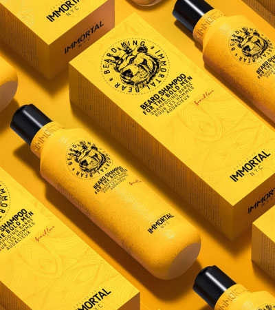 Шампунь для бороды IMMORTAL NYC BEARD KING IMMORTAL BEAR BEARD SHAMPOO -250мл.