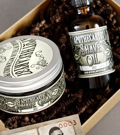 Набор для бритья Apotecare 87 (Крем+масло для бритья -50мл)