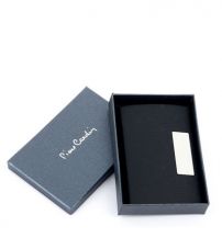 Визитница Pierre Cardin, кожа, цвет чёрный