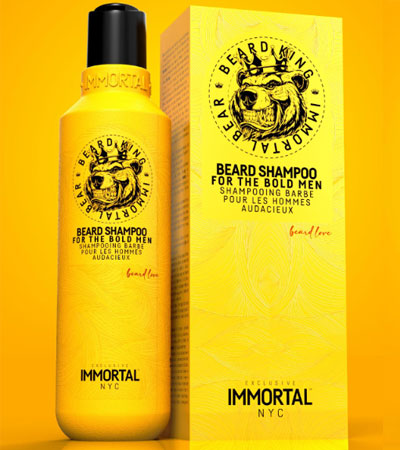Шампунь для бороды IMMORTAL NYC BEARD KING IMMORTAL BEAR BEARD SHAMPOO -250мл.