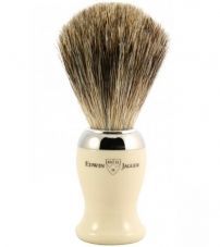Помазок цвета слоновой кости, барсучий ворс Edwin Jagger Shave Brush