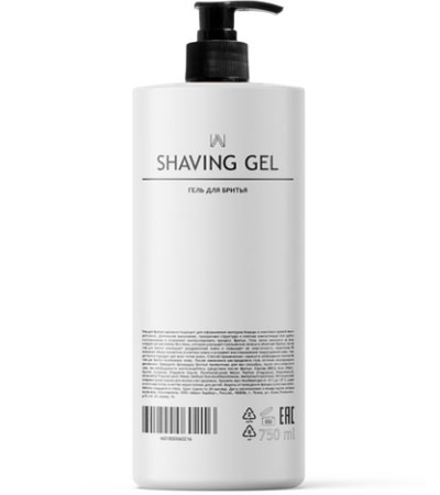 Гель для бритья WHITE COSMETICS -750мл.